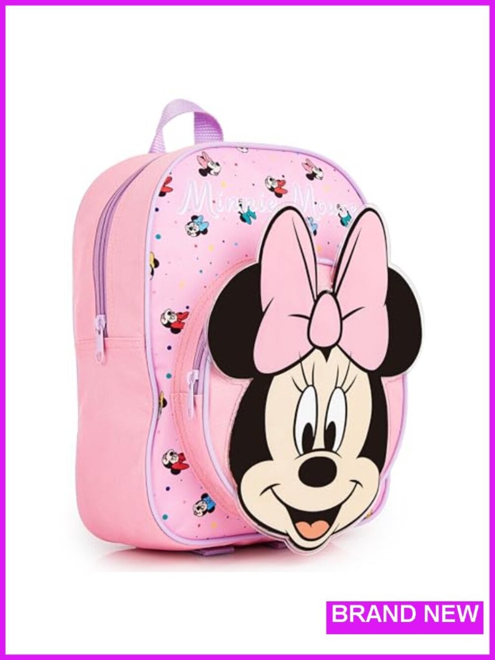 Kids' Mini Backpack with Minnie Mouse Design for Preschool Daycare Travel